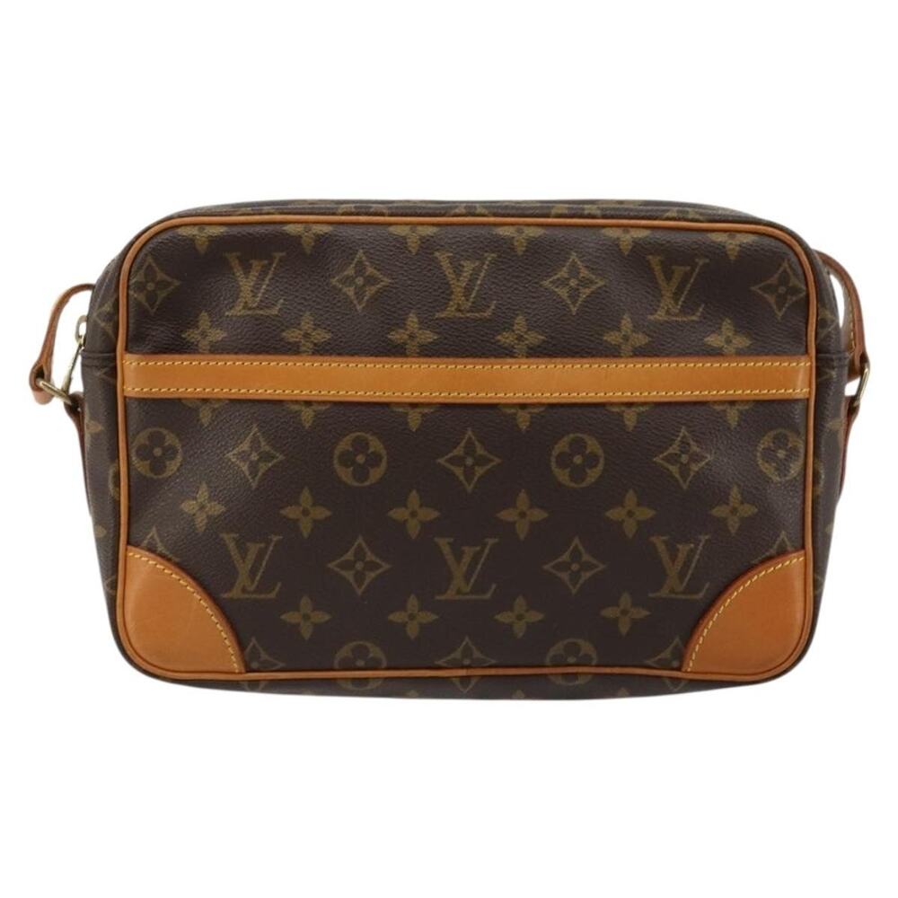 Louis Vuitton Monogram Trocadero 27 Shoulder Bag Brown